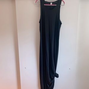 KNIT THICK STRAP MAXI